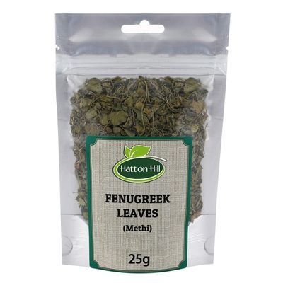 Fenugreek Leaves 25g by Hatton Hill Kasuri Methi, Authentic Flavour for Curries, Stews, and Breads