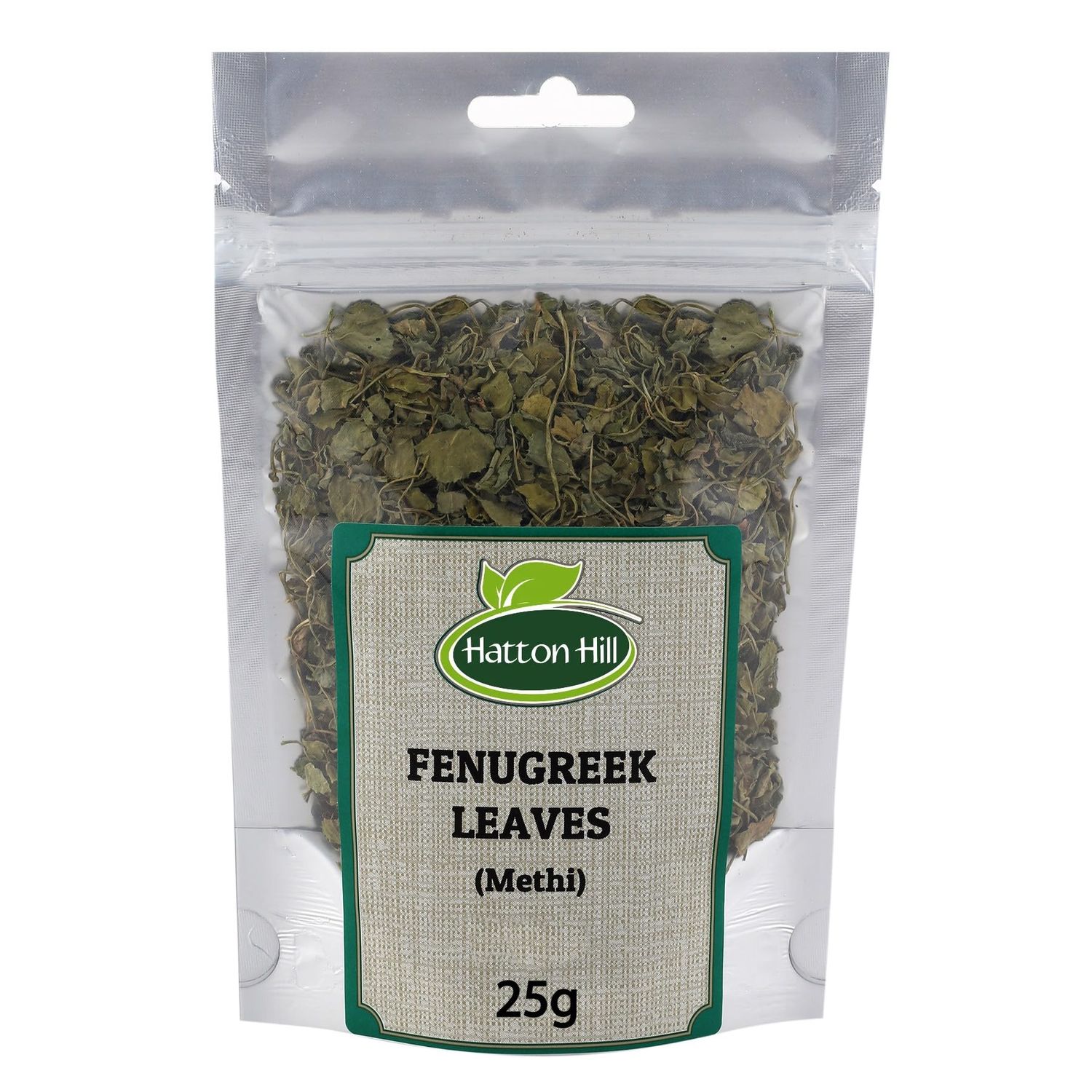 Fenugreek Leaves 25g by Hatton Hill Kasuri Methi, Authentic Flavour for Curries, Stews, and Breads