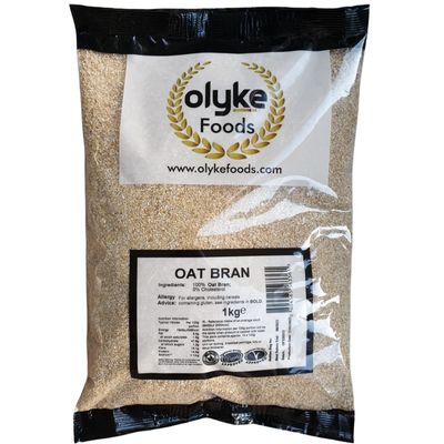 Olyke Oat Bran 1kg 100% Oats