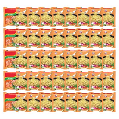 Instant Noodles Special Chicken - 75g (Pack of 40) Authentic Indonesian Instant Noodles Quick and Easy Ready to Serve in Minutes