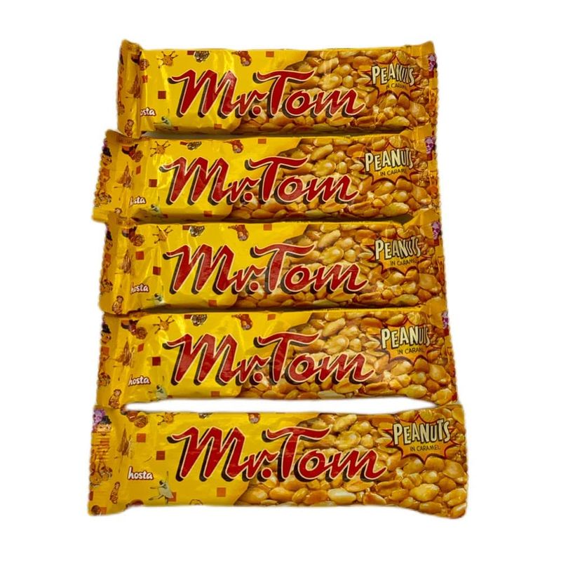 (Pack of 5) Mr Tom Peanut Bar 40g