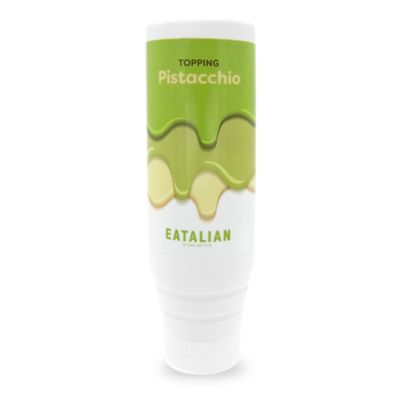 EATALIAN by AMZ BETTER Pistachio Flavoured Topping, Sweet Protein Cream in 300 gr Squeezer, Made in Italy, Pistachio Sauce Ideal for Decorating Ice Cream, Desserts and Dubai Chocolate EATALIAN by AMZ BETTER Pistachio Flavoured Topping, Sweet Protein Cream in 300 gr Squeezer, Made in Italy, Pistachio Sauce Ideal for Decorating Ice Cream, Desserts and Dubai Chocolate
