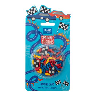 PME Cake Racing Cars Sprinkle Charms (25g / 0.9oz)