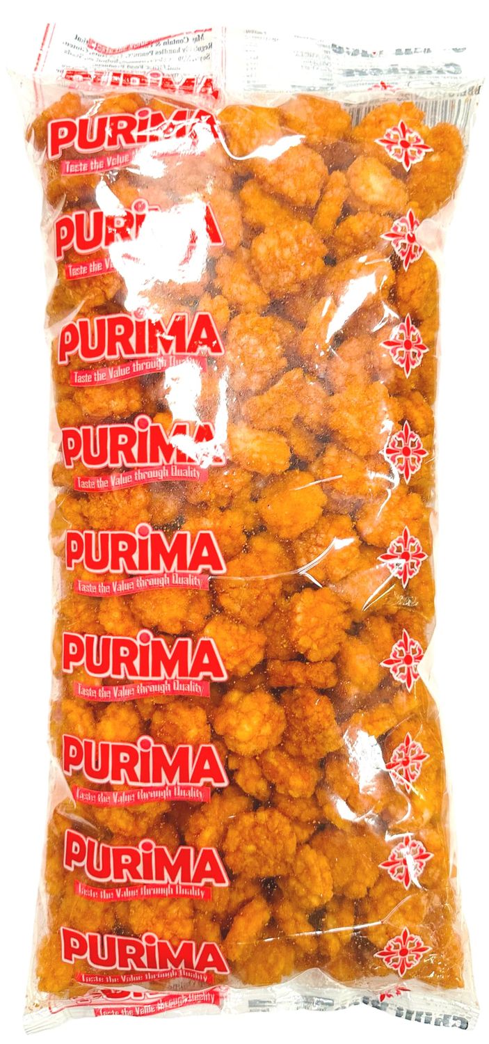 Chilli Rice Crackers 1kg - Large Bites Sized Bites - Hot Crunchy Crispy Spicy Sweet Flavour - Ready to Eat - Fried Thai Cracker Snack Puffs Bulk Chili Senbei Snacks Vegan (Packaging May Vary) PURIMA