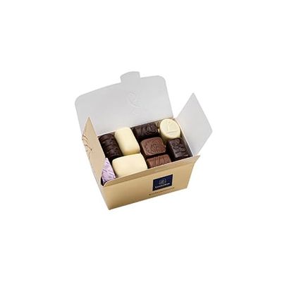 Leonidas Mixed Belgian Chocolates - 250g Assortment Gift Box - 14pcs Milk, White &amp; Dark Chocolates - Ribbon Wrapped - 100% Cocoa Butter, No Palm Oil