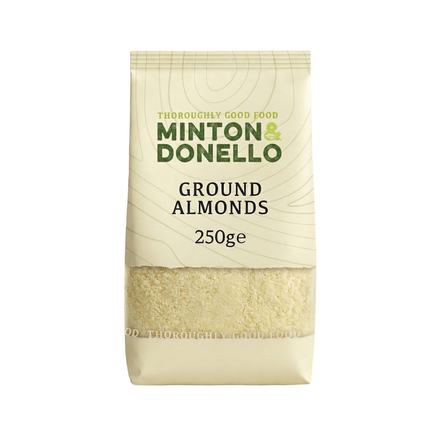 Minton &amp; Donello - Finely Ground Almonds, Blanched, Baking Essential, 250g