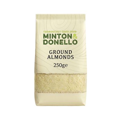 Minton &amp; Donello - Finely Ground Almonds, Blanched, Baking Essential, 250g
