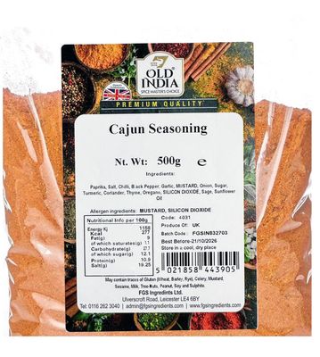 Old India Cajun Seasoning 500g