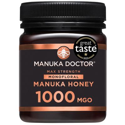 MANUKA DOCTOR MGO 1000 Manuka Honey Monofloral 250g 100% Pure New Zealand Honey Certified RAW Non-GMO Independently Lab Tested Hive to Home Traceable