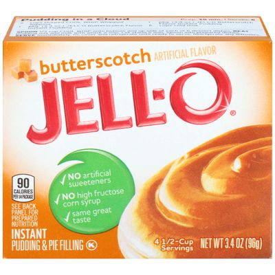 Jell-O Butterscotch Instant Pudding &amp; Pie Filling 96g