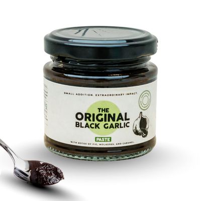 The Original Black Garlic Paste - Sweet &amp; Savoury, Aged to Perfection, 100% Natural Ingredients, Vegan Friendly - Gourmet Culinary Ingredient (100 g (Pack of 1))