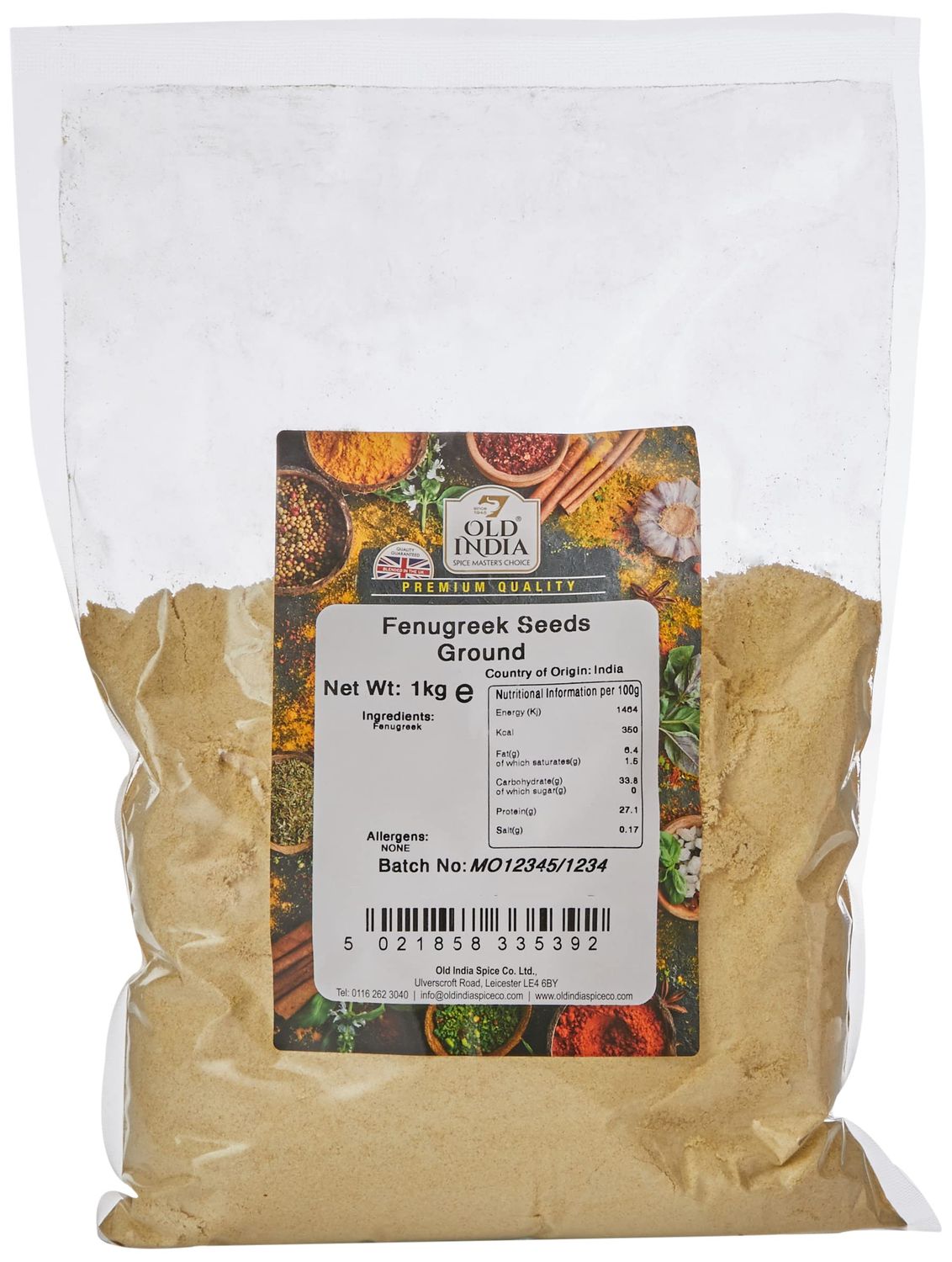Old India Fenugreek Seeds Ground 1 Kg