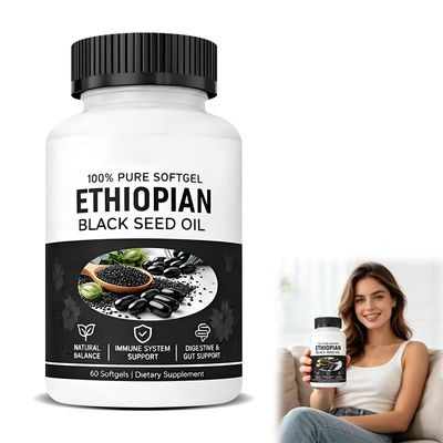 2026 Purely Ethiopian Black Seed Oil Capsules, High Strength Cold Pressed Black Seed Oil, Purely Ethiopian Black Seed Oils, Natural Ingredients, Suitable for All Skin Types(1 Bottle)