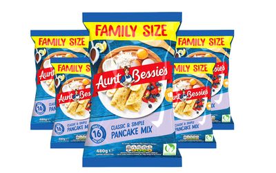Aunt Bessie's Family Pancake Batter Mix 480g, Pack of 6