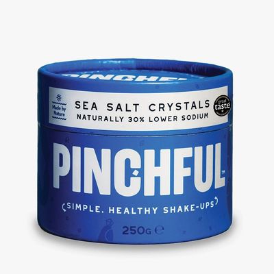 Pinchful Sea Salt Crystals - 30% Lower Sodium, Mineral-Rich, 250g, All-Natural Salt from the Atacama Desert