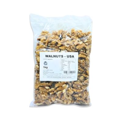 WHOLE RAW WALNUTS UNSALTED 1KG - For Plant Based Diets, Healthy Snacks, Healthy Baking Walnuts Whole, Pieces, Kernels Protein Snack Plant Based Nutrition Whole Food Gluten Free Snack