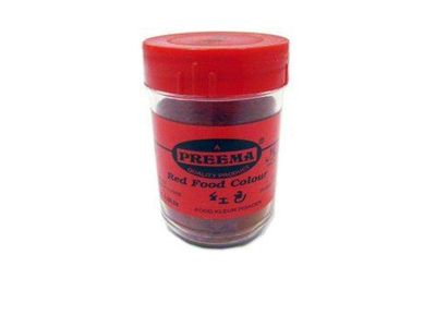 Preema Bright Red Food Colour - 2x25g (2 Pack)