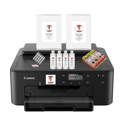 Newest Model Katie's Edible Ink Canon Printer- Canon TS705A WiFi Printer - Super Clear Print Quality - Edible Ink Cartridges Included - 25 Sheets Of Premium Icing Sheets & Wafer Paper Included Newest Model Katie's Edible Ink Canon Printer- Canon TS705A WiFi Printer - Super Clear Print Quality - Edible Ink Cartridges Included - 25 Sheets Of Premium Icing Sheets & Wafer Paper Included
