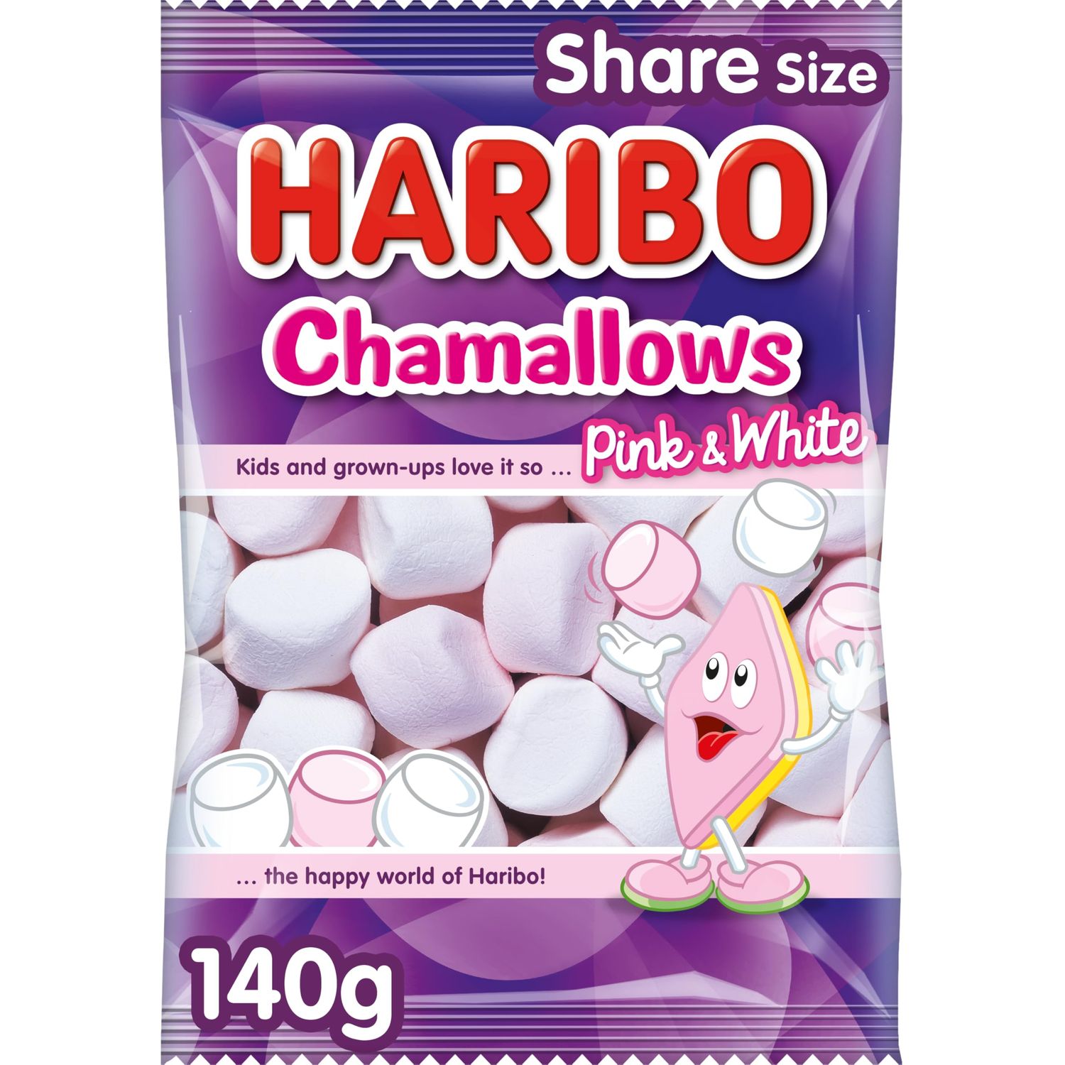 Haribo Chamallows Marshmallows 140g bag sweets