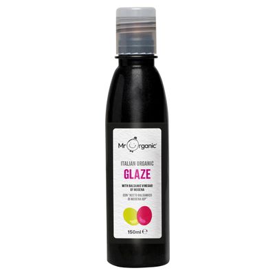 Mr Organic Glaze with Balsamic Vinegar of Modena - Authentic Italian Flavours - Vegan-Friendly - Made with Organic Ingredients - Sweet and Tangy Taste - Ideal for Enhancing Dishes Mr Organic Glaze with Balsamic Vinegar of Modena - Authentic Italian Flavours - Vegan-Friendly - Made with Organic Ingredients - Sweet and Tangy Taste - Ideal for Enhancing Dishes