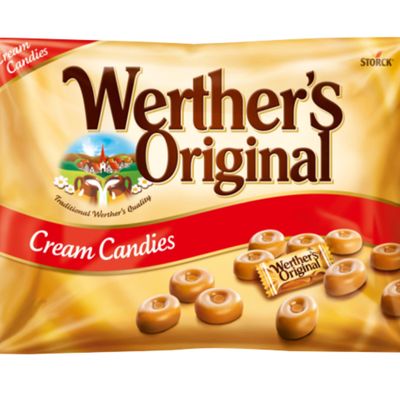 Werther's Original Cream Candies, Classic Buttery Caramel Treats, Gluten-Free &amp; Vegetarian, 1 kg Sharing Bag (Pack of 1)