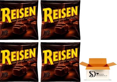 Reisen Dark Chocolate Chewy Toffee (pack of 4) -135g