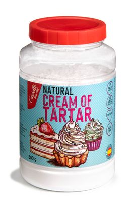 Castello since 1907 Cream of Tartar 800 g - 100% Natural from Grapes - Natural Substitute for Baking Powder - Gluten Free - Phosphates free - Keto and Paleo - Non-GMO Castello since 1907 Cream of Tartar 800 g - 100% Natural from Grapes - Natural Substitute for Baking Powder - Gluten Free - Phosphates free - Keto and Paleo - Non-GMO