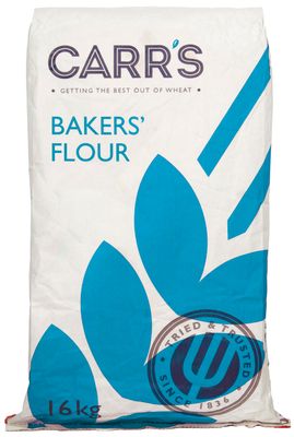 Carr's Bakers' Flour (Topspin) 16kg - High Protein Strong White Bread Flour for Professional &amp; Home Baking