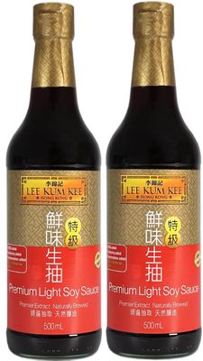 Lee Kum Kee Premium 500ml 2x Light Soy Sauce Light Cooking Soy Sauce 500ml