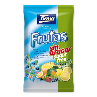 Fruit Candy Sugar Free Hard Boiled Sweets Gluten Free Vegan Candy Non GMO Multipack 150g