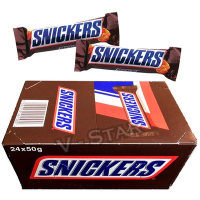 Original SNICKERS Chocolate BAR 24 x 50g Full Box Fresh Stock