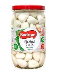 Bodrum Pickled Garlic 700gm x 2 Traditional Mediterranean Taste Perfect for Special Dishes Great for Antipasti Platters Perfect for Salads, Sandwiches, and More Tangy and Savory Flavour