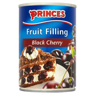 Princes Fruit Filling Black Cherry (410g) - Pack of 2