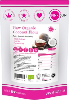 PINK SUN Raw Organic Coconut Flour 1kg (or 2kg 3kg or 5kg) Fine Gluten Free Ground Baking Flour Low Carb High Fibre Bread Making Unsweetened Vegetarian Vegan Non GM 1000g Bulk Buy PINK SUN Raw Organic Coconut Flour 1kg (or 2kg 3kg or 5kg) Fine Gluten Free Ground Baking Flour Low Carb High Fibre Bread Making Unsweetened Vegetarian Vegan Non GM 1000g Bulk Buy