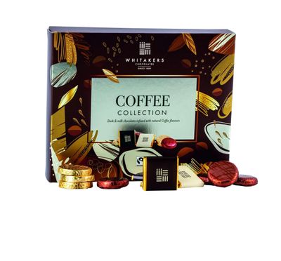 Coffee Collection - Milk &amp; Dark Whitakers Chocolates Box 170g (Pack of 1)