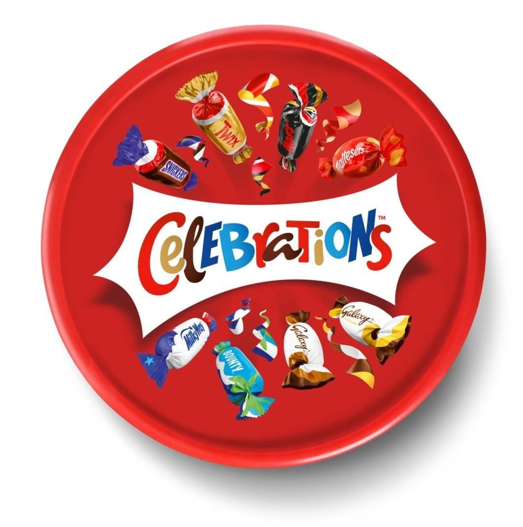Celebrations Milk Chocolate &amp; Biscuit Bars Sharing Tub 500g