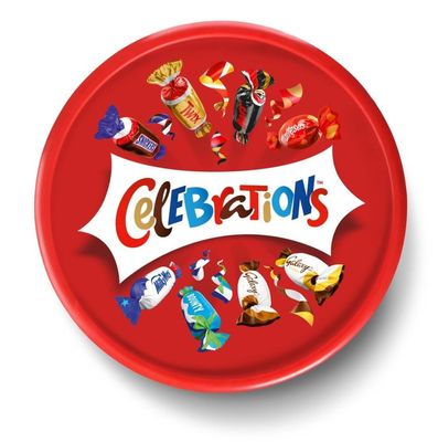 Celebrations Milk Chocolate &amp; Biscuit Bars Sharing Tub 500g