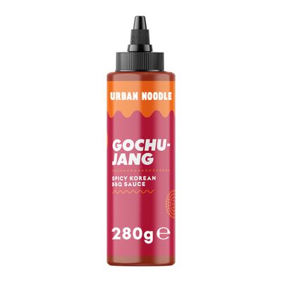 Urban Noodle Gochujang Sauce, Spicy Korean BBQ Sauce Bold &amp; Smoky Flavour, Perfect for Marinades, Stir-Fries &amp; Dips, 280 g (Pack of 1)