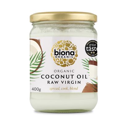 Biona Organic Raw Virgin Coconut Oil 400g - Great Taste Award 2024 Winner - Versatile Cooking Ingredient & Natural Beauty Product (Packaging may vary)