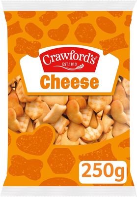 Crawford's Savouries Cheese Baked Snacks 250g