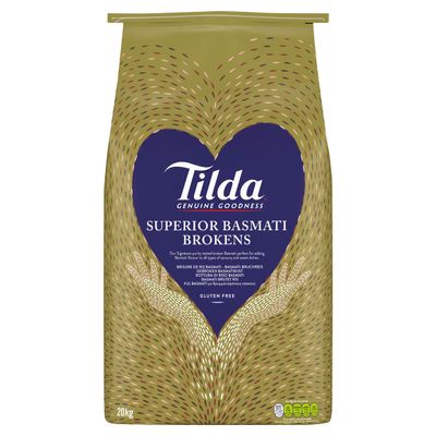 Tilda Broken Basmati Rice Pack of 20 kg