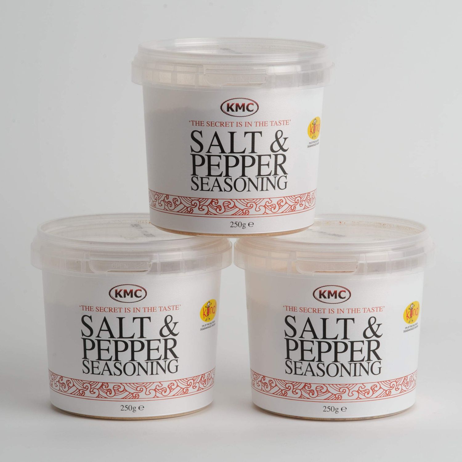 KMC Salt &amp; Pepper Seasoning Mix - 3 Pack of 250g