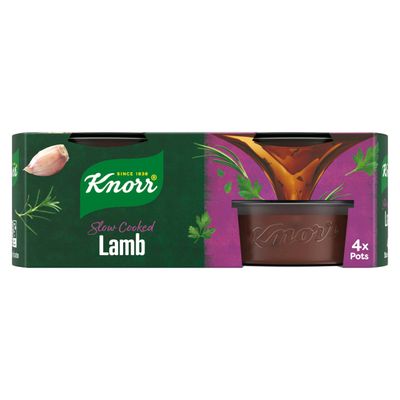 Knorr Lamb Stock Pots gluten-free to add a rich lamb flavour to your dishes 4x 28 g