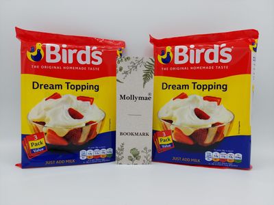Bird's Dream Topping Bundle with Mollymae Bookmark 6 x 36g Sachets