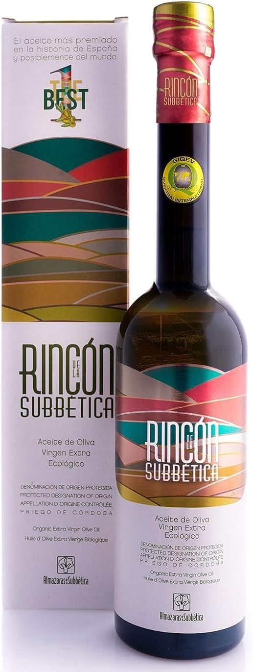 New harvest 25/26 Rincón de la Subbética Hojiblanca Variety 500 ml - Best Oil in the World 2012, 2015, 2016, 2017, 2018, 2019, 2020, 2021, 2022 and 2023
