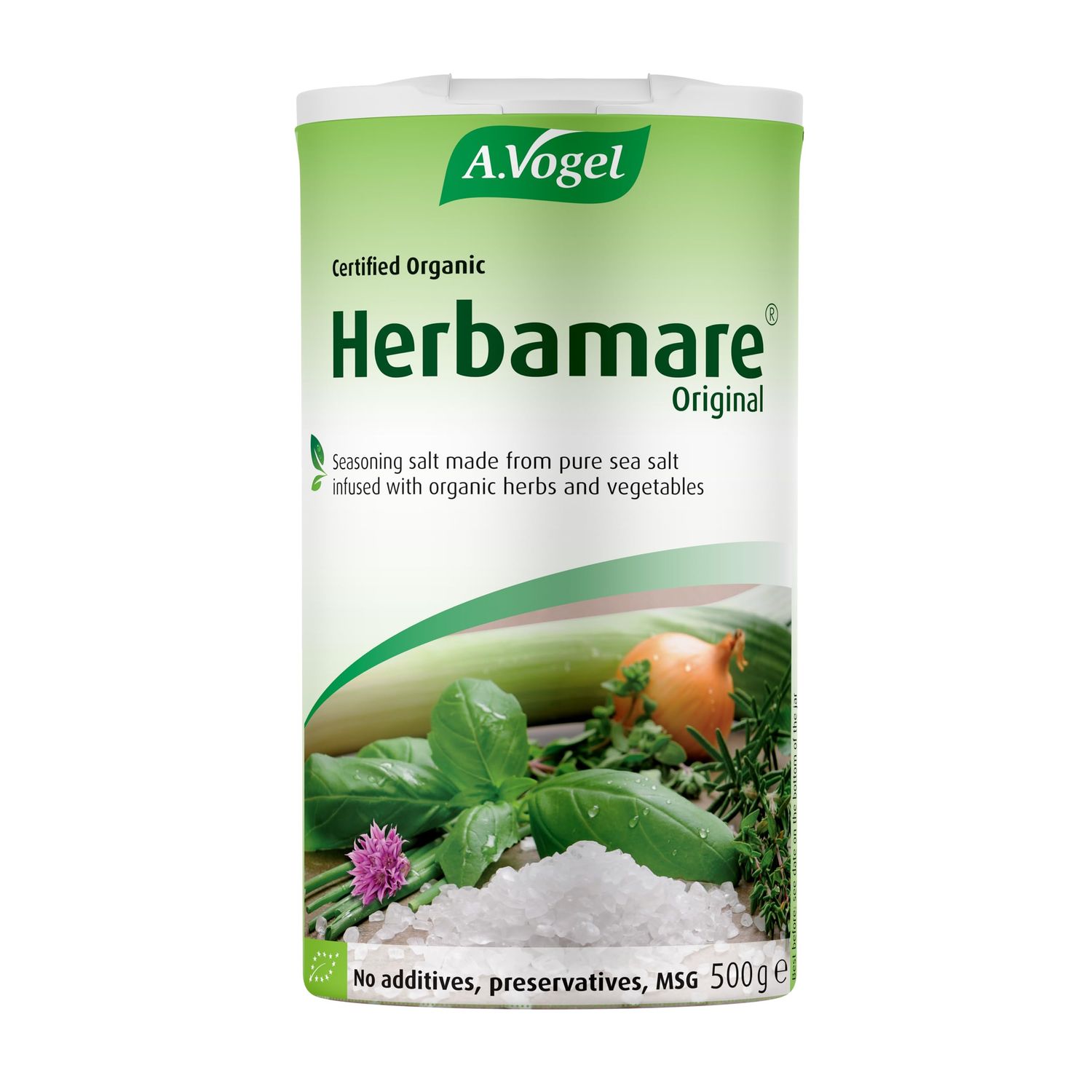 A.Vogel Herbamare Original Seasoning Salt 250g Sea Salt with 12 Different Fresh Organic Vegetables &amp; Herbs Add Flavour to Cooking