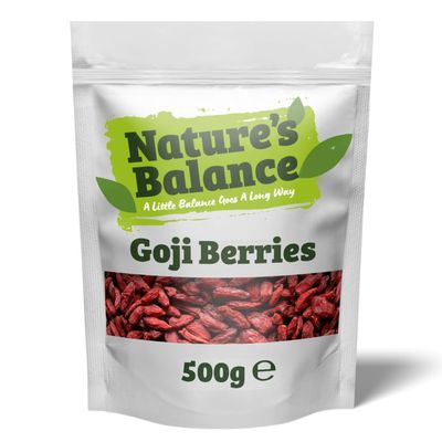 Nature's Balance Goji Berries 500g Natural Raw Whole Wolfberry Superfood