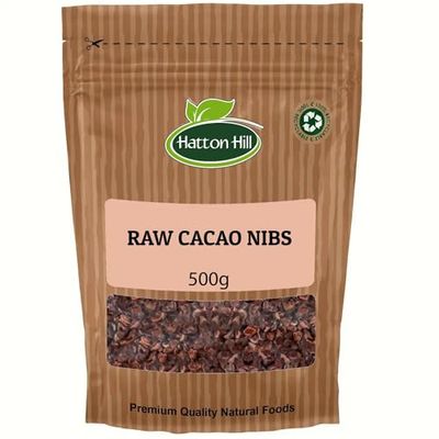 Raw Cacao Nibs 500g by Hatton Hill