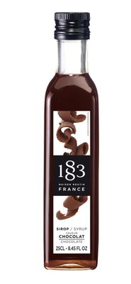 1883 Maison Routin Premium Chocolate Syrup - Flavoured Coffee Syrup, Desserts, Cocktails, Vegan-Friendly, Allergen-Free, No Artificial Colours, 250ml Glass Bottle 1883 Maison Routin Premium Chocolate Syrup - Flavoured Coffee Syrup, Desserts, Cocktails, Vegan-Friendly, Allergen-Free, No Artificial Colours, 250ml Glass Bottle