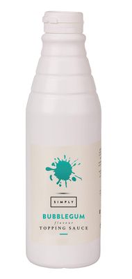 Simply Bubblegum Dairy Free Topping Sauce, Ready to Use Dessert Sauce for Ice Cream, Waffles, Pancakes, Coffee &amp; Milkshakes (1 kg)